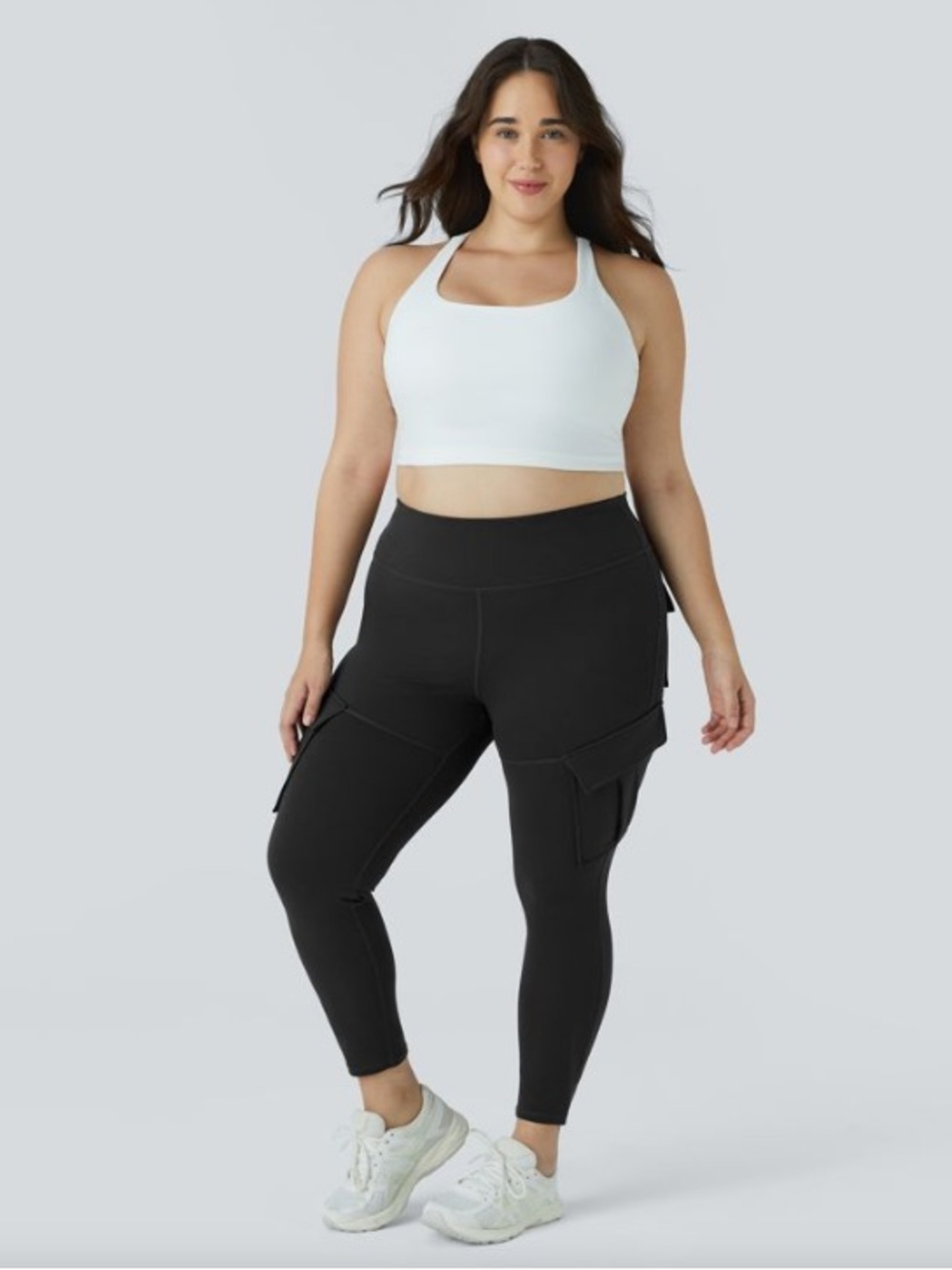 Halara 7/8 Black Cargo Leggings